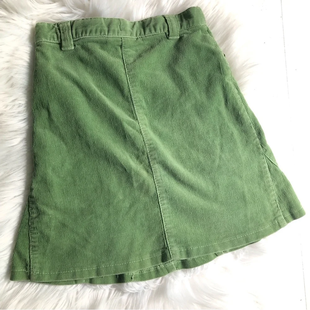 5x$25 The Children’s Place Green Flare Corduroy Skirt, 6